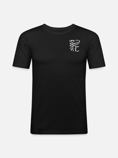 Rabbit - Chinese Zodiac - Men's Slim Fit T-Shirt - black
