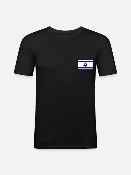 Israel - Men's Slim Fit T-Shirt - black