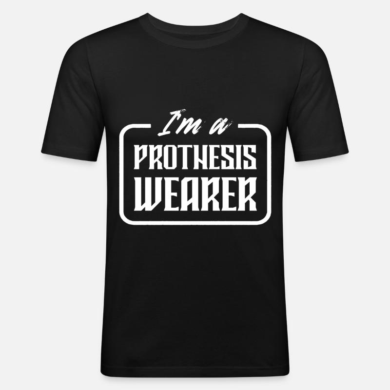 Prosthetic prosthesis Bionic prostheses - Men's Slim Fit T-Shirt - black