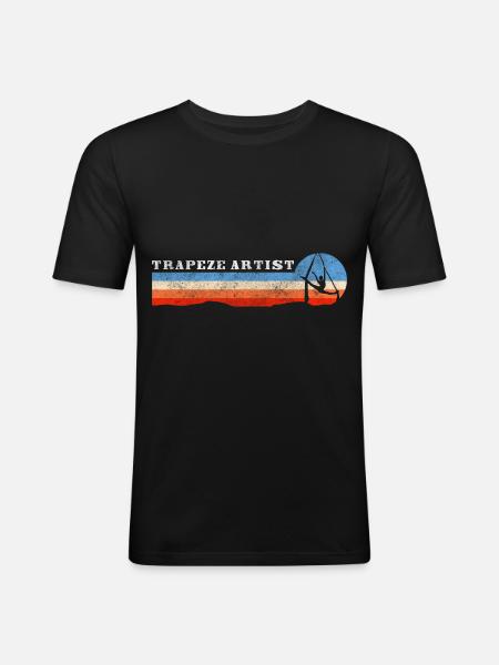 Circus tent - Men's Slim Fit T-Shirt - black