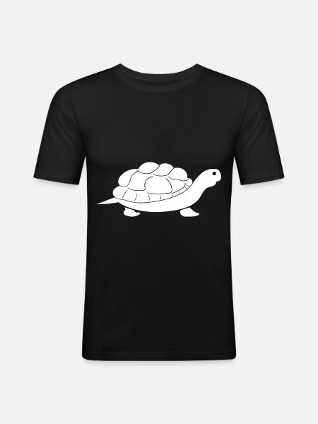 Turtle Turtle - Men's Slim Fit T-Shirt - black