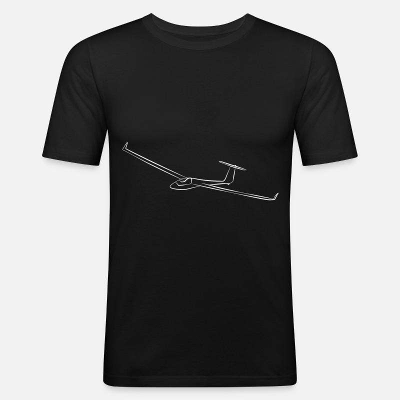 Glider Glider Gliding Glider - Men's Slim Fit T-Shirt - black
