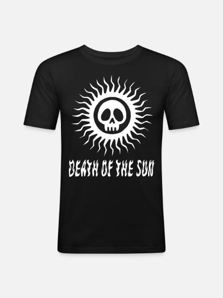 Mort du soleil - T-shirt près du corps Homme - noir