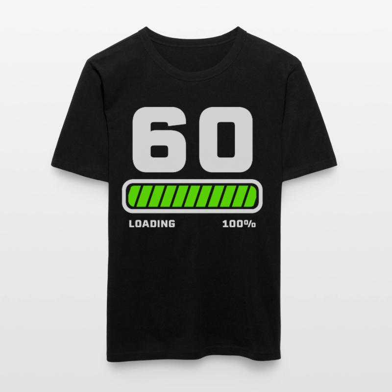 60th Birthday Loading Loading Beam Men's Slim Fit T-Shirt