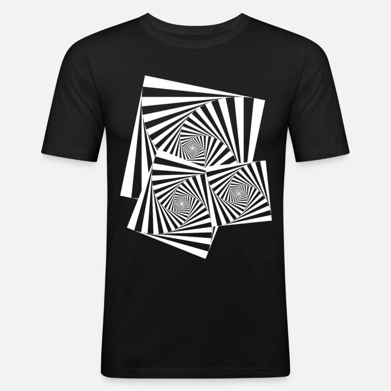 Techno - Men's Slim Fit T-Shirt - black