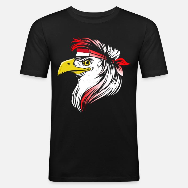 Monaco - Männer Slim Fit T-Shirt - Schwarz