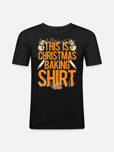 Christmas Costume - Men's Slim Fit T-Shirt - black