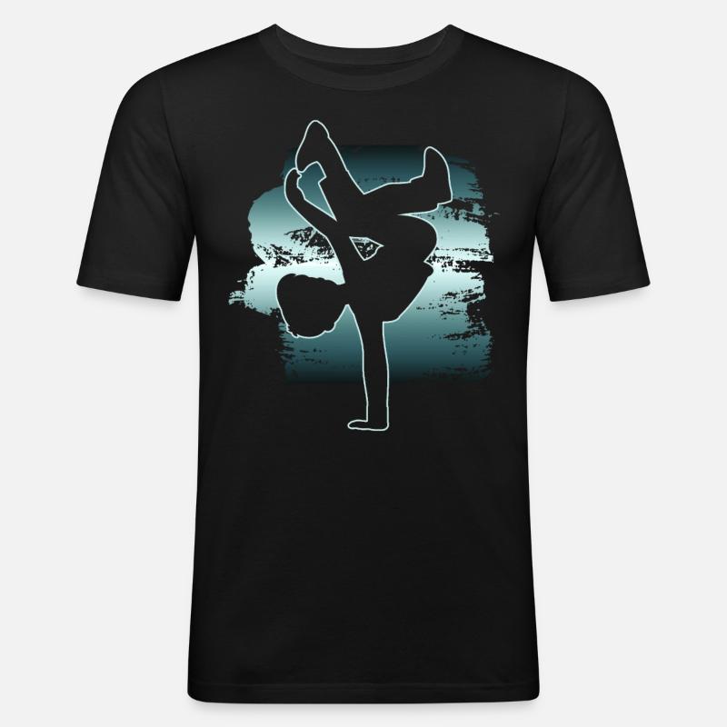 Breakdancer Breakdancing Dancers - Men's Slim Fit T-Shirt - black
