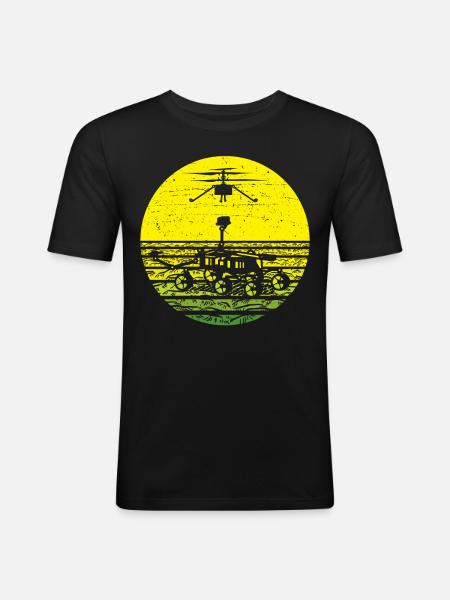 Astrophysics Skygazer - Men's Slim Fit T-Shirt - black