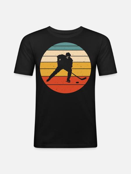 Ice hockey - Men's Slim Fit T-Shirt - black