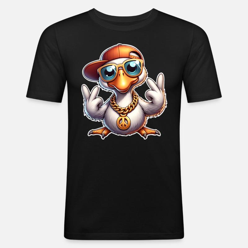 Dodo Cool Peace - T-shirt près du corps Homme - noir