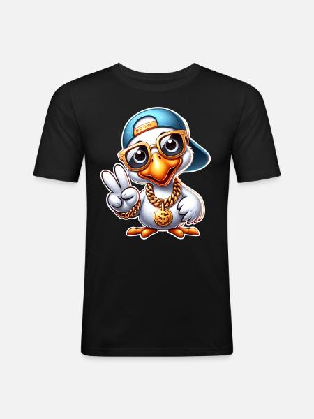 Dodo Cool Peace - T-shirt près du corps Homme - noir