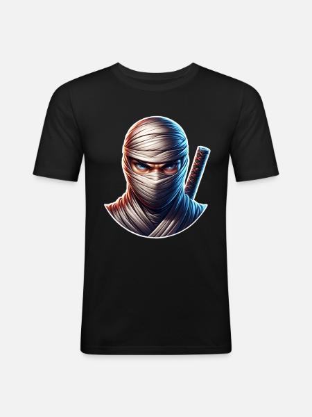 Ninja - Men's Slim Fit T-Shirt - black