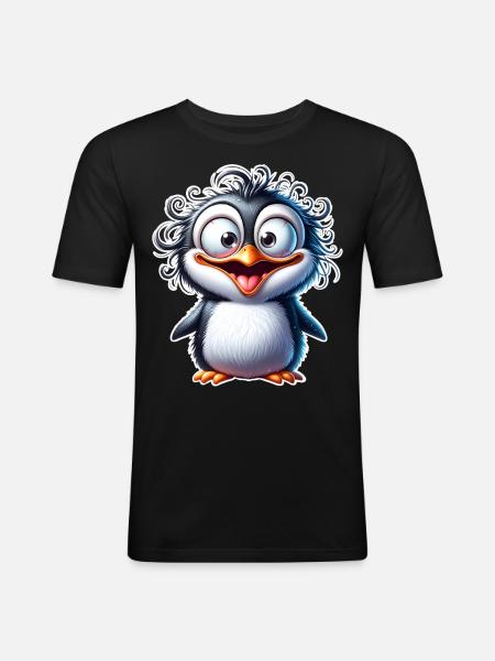 Penguin - Men's Slim Fit T-Shirt - black