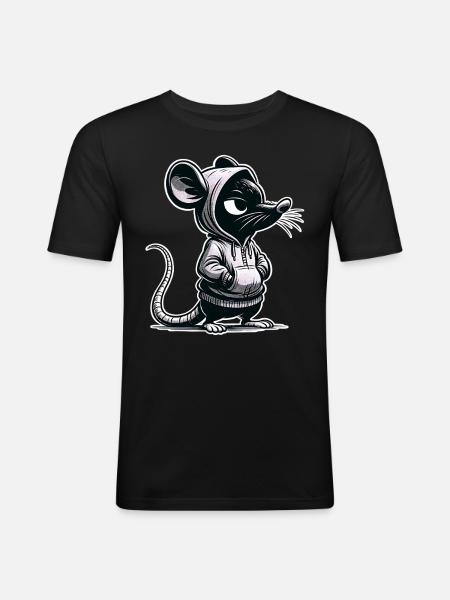 Mouse - Men's Slim Fit T-Shirt - black