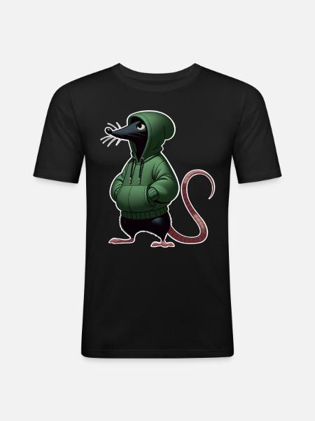 Mouse - Men's Slim Fit T-Shirt - black