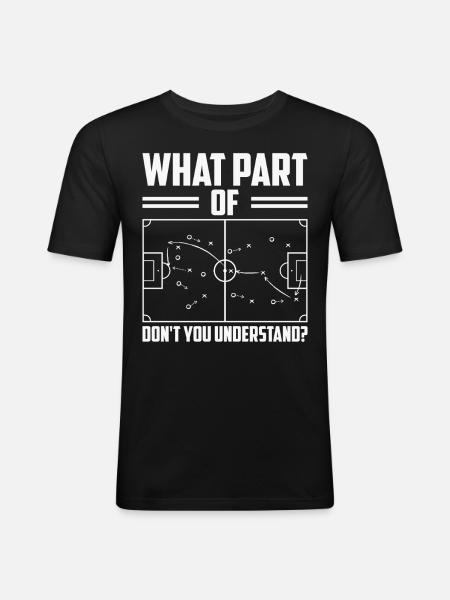 Soccer - Men's Slim Fit T-Shirt - black