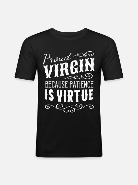 Fier Christ Christin - T-shirt près du corps Homme - noir