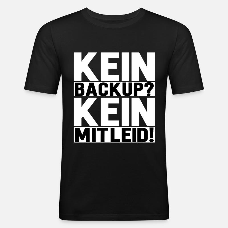 Programmierer Informatiker Informatik - Männer Slim Fit T-Shirt - Schwarz