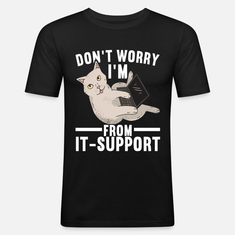 Programmeurs Programmeurs Informaticiens - T-shirt près du corps Homme - noir