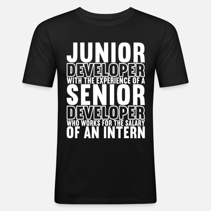 Programmers Programming Computer Scientists - Men's Slim Fit T-Shirt - black