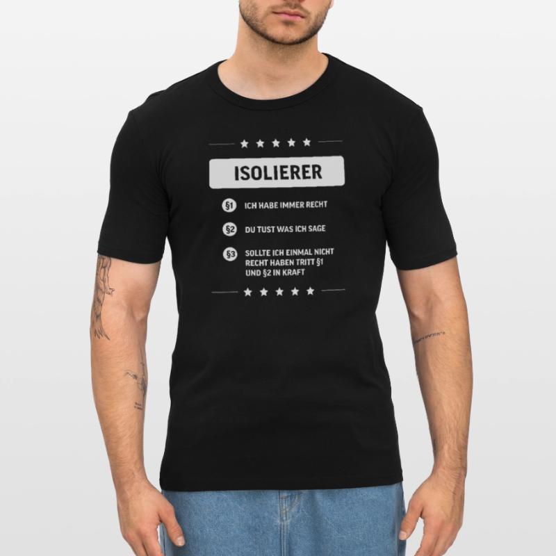 Isolierer I Isolierfacharbeiter oder Männer Slim Fit T-Shirt
