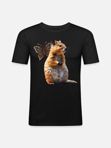 Quokka - Men's Slim Fit T-Shirt - black