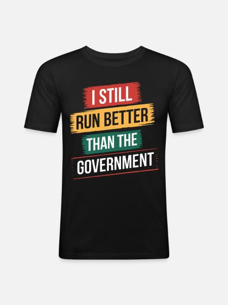 Amputation Disability - Men's Slim Fit T-Shirt - black