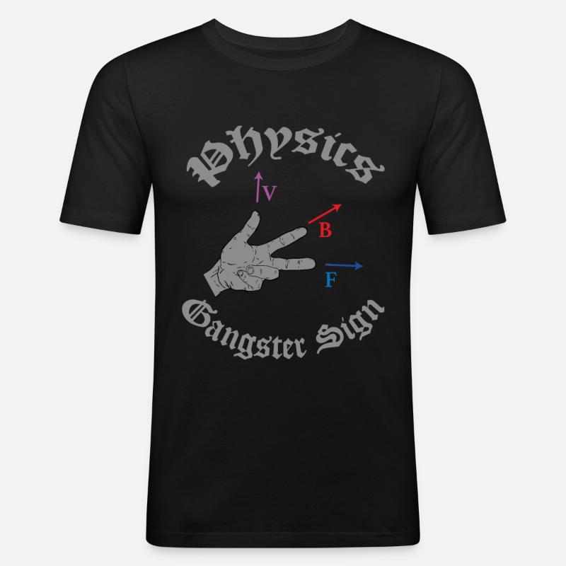 Physics Science Science gift - Men's Slim Fit T-Shirt - black