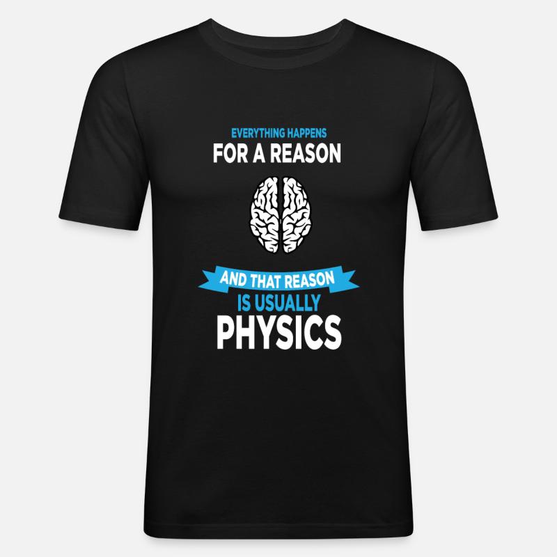 Physics Science Science gift - Men's Slim Fit T-Shirt - black