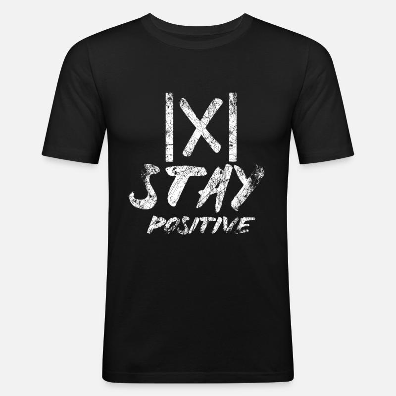 Math Humour - Männer Slim Fit T-Shirt - Schwarz