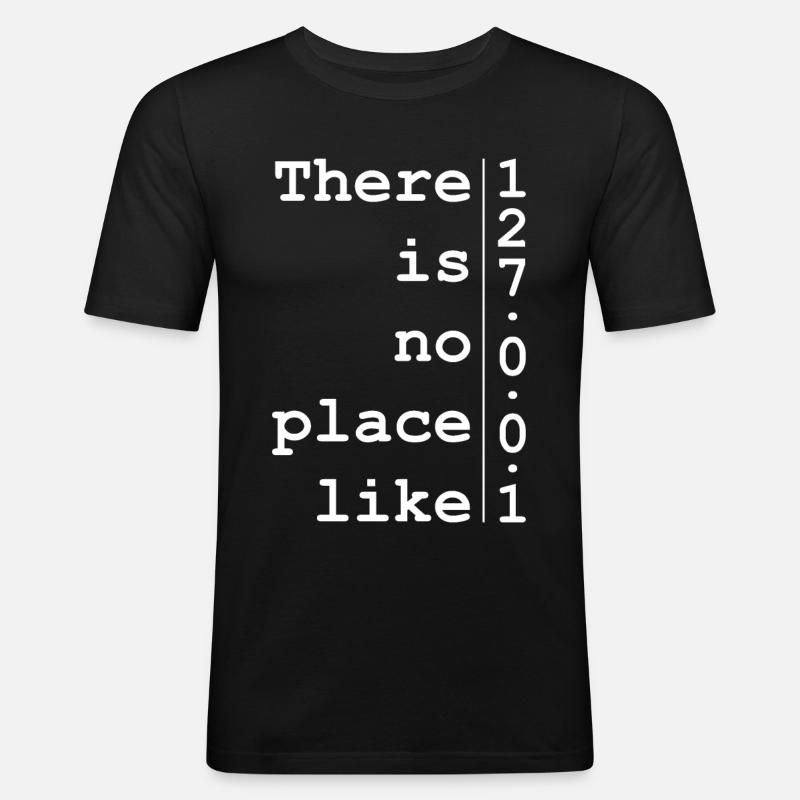 Developer computer scientist - Men's Slim Fit T-Shirt - black
