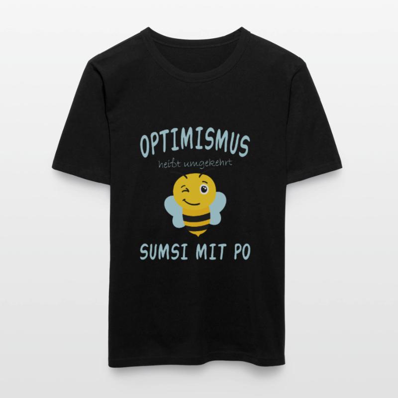 Sumsimitpo oder Sumsi mit Po Optimismus Geschenk Männer Slim Fit T-Shirt