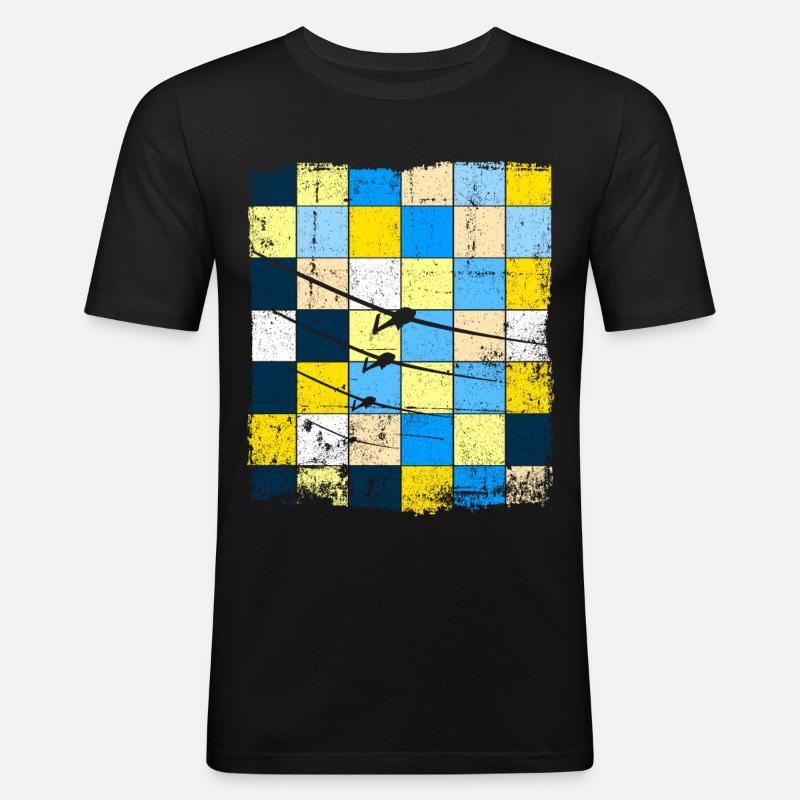 Glider pilot glider flying glider - Men's Slim Fit T-Shirt - black