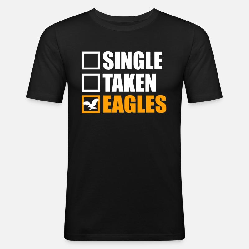 adelaar, eagle, aigle - T-shirt près du corps Homme - noir