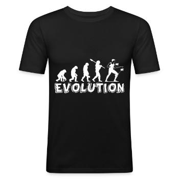 Diabolo Jojo Playground Equipment School Sports - Men's Slim Fit T-Shirt - black - Front - Nik (191cm)