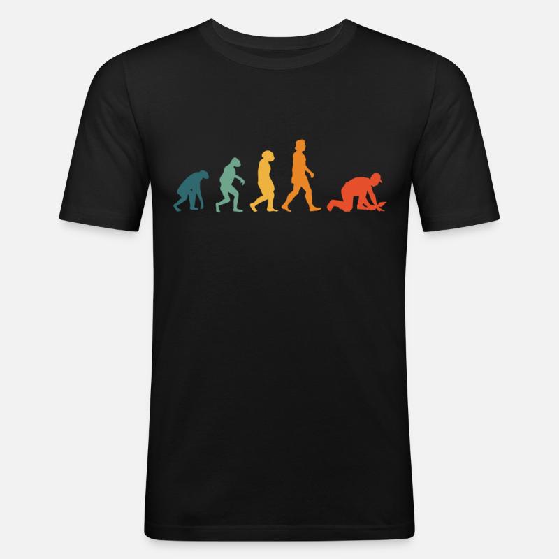 Tiler Evolution Retro - Men's Slim Fit T-Shirt - black