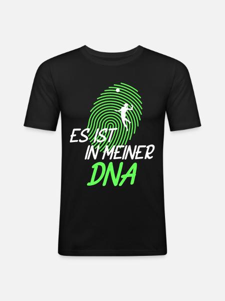 Faustball Faustballer Faustballspieler - Männer Slim Fit T-Shirt - Schwarz