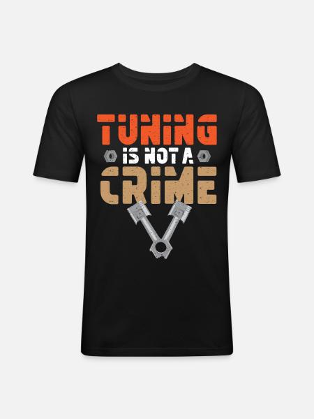 Monteur Beroep Automotive Monteur Auto Grappige Uitspraak - Mannen slim fit T-shirt - zwart