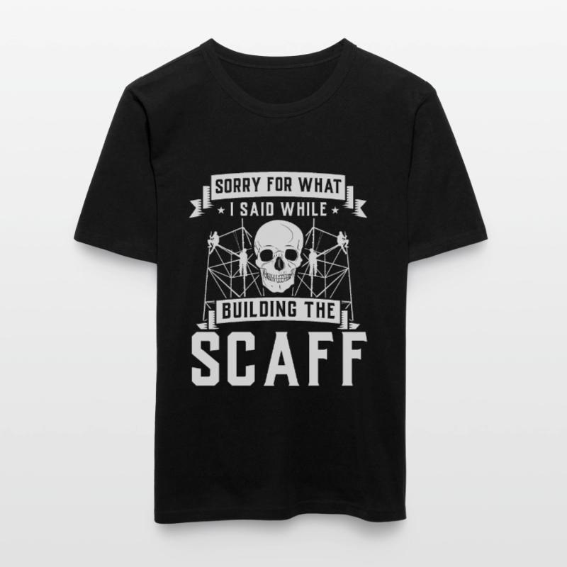 Constructeurs d’échafaudages T-shirt près du corps Homme