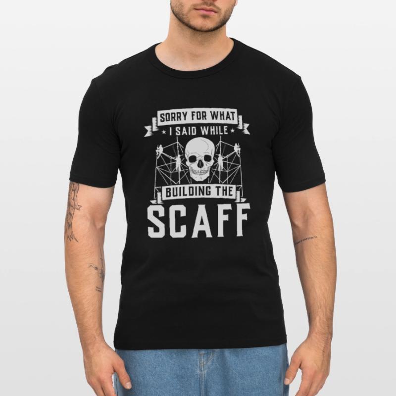 Constructeurs d’échafaudages T-shirt près du corps Homme