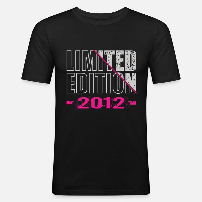 Limited Edition 2012 - Männer Slim Fit T-Shirt - Schwarz
