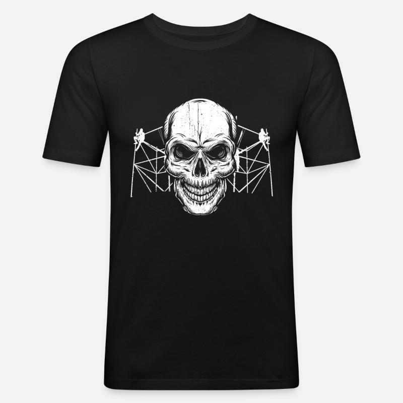 Gerüstbauer - Männer Slim Fit T-Shirt - Schwarz