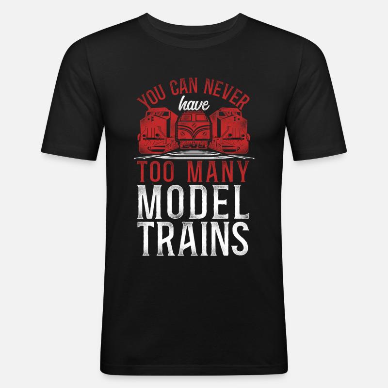 Freight Diesel Train Driver - Männer Slim Fit T-Shirt - Schwarz