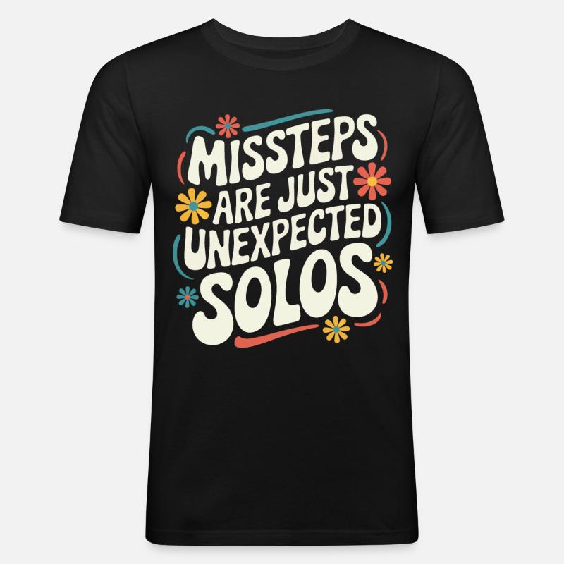 Line Dancing Dancing Dancers - Men's Slim Fit T-Shirt - black