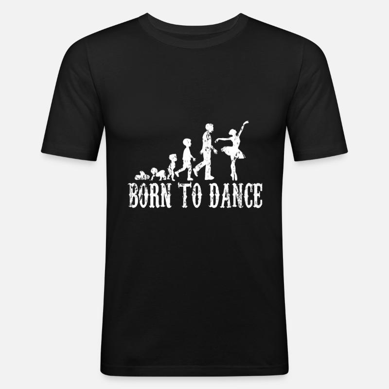 Ballet Evolution Gift - T-shirt près du corps Homme - noir