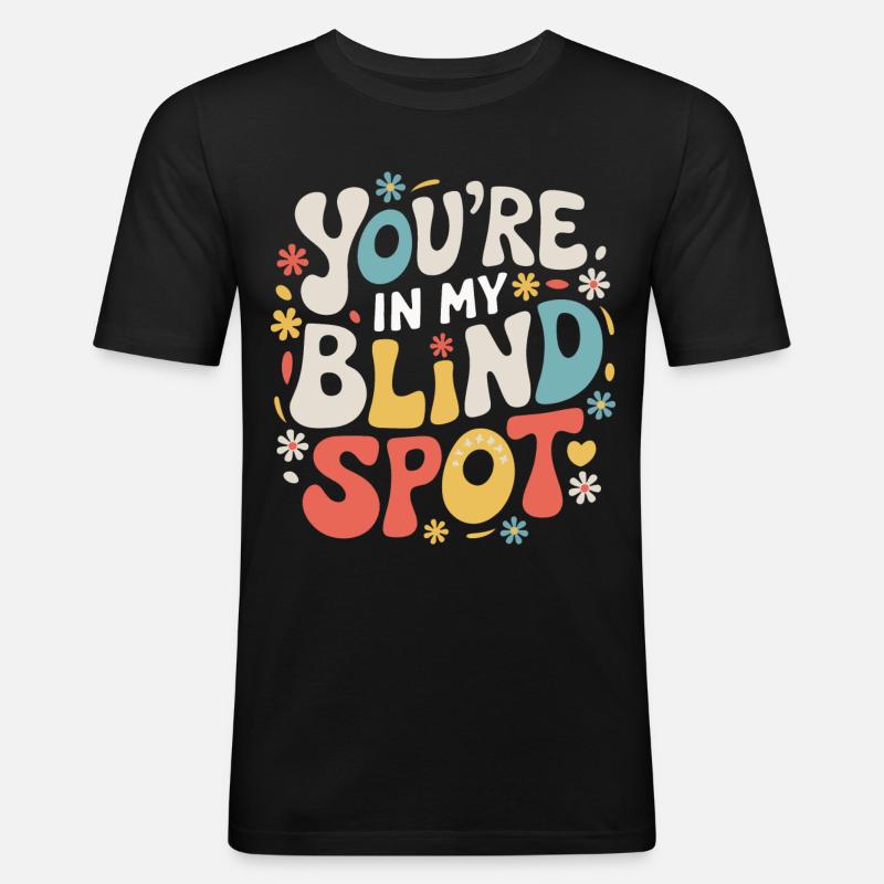 Blinde Blindheit Sehbehinderte Menschen - Männer Slim Fit T-Shirt - Schwarz