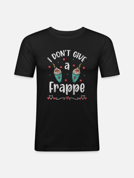 No Interest Attitude Aversion Life - Men's Slim Fit T-Shirt - black