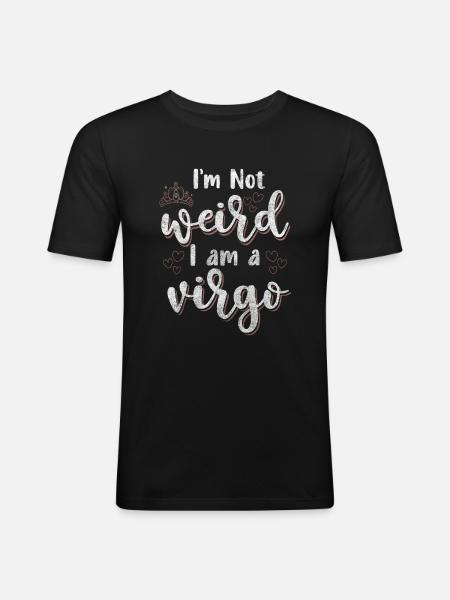 Zodiac Horoscope Features Stars - Men's Slim Fit T-Shirt - black