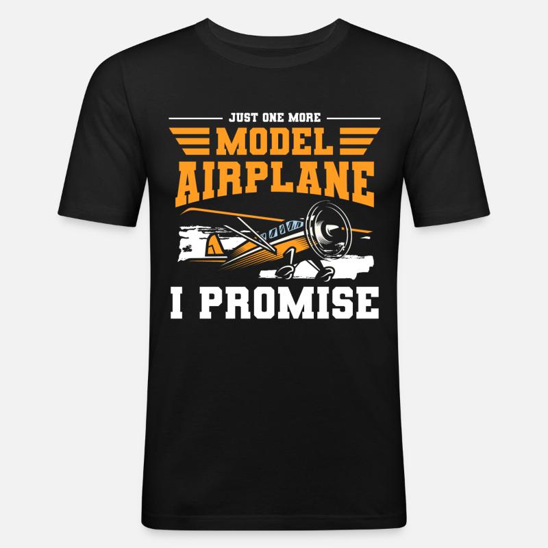 Modell fly modell fly modell bygning fjernkontroll - Slim Fit T-skjorte for menn - svart